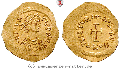 byzanz-mauricius-tiberius-tremissis/77426.jpg