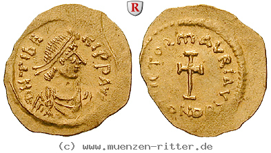 Klicken Sie auf das Bild um es auf Ihrem Rechner zu speichern byzanz-mauricius-tiberius-tremissis/86494.jpg