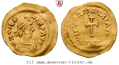 byzanz-mauricius-tiberius-tremissis/87718.jpg