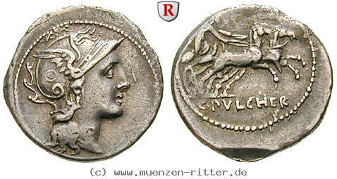 Klicken Sie auf das Bild um es auf Ihrem Rechner zu speichern c-claudius-pulcher-denar/45603.jpg
