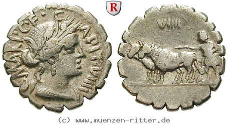 Klicken Sie auf das Bild um es auf Ihrem Rechner zu speichern c-marius-denar-serratus/54235.jpg