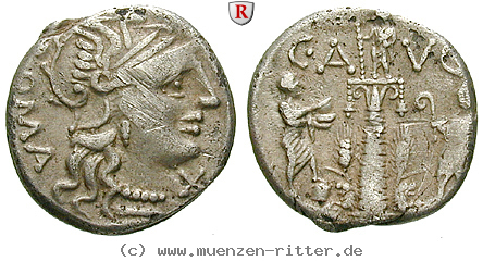 Klicken Sie auf das Bild um es auf Ihrem Rechner zu speichern c-minucius-augurinus-denar/53655.jpg