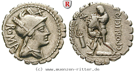 Klicken Sie auf das Bild um es auf Ihrem Rechner zu speichern c-poblicius-denar-serratus/89382.jpg