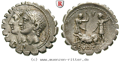 Klicken Sie auf das Bild um es auf Ihrem Rechner zu speichern c-sulpicius-galba-denar-serratus/94734.jpg