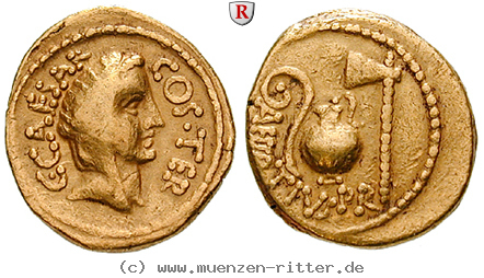 Klicken Sie auf das Bild um es auf Ihrem Rechner zu speichern caius-iulius-caesar-aureus/81621.jpg