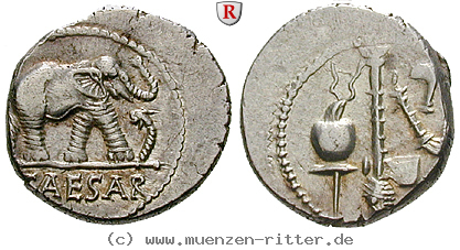 Klicken Sie auf das Bild um es auf Ihrem Rechner zu speichern caius-iulius-caesar-denar/16198.jpg