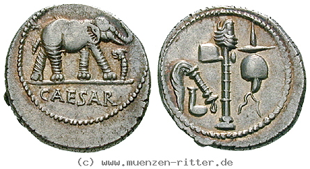 Klicken Sie auf das Bild um es auf Ihrem Rechner zu speichern caius-iulius-caesar-denar/21539.jpg