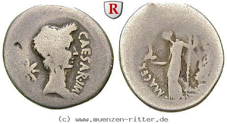 Klicken Sie auf das Bild um es auf Ihrem Rechner zu speichern caius-iulius-caesar-denar/25833.jpg