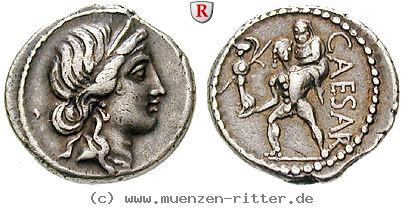 Klicken Sie auf das Bild um es auf Ihrem Rechner zu speichern caius-iulius-caesar-denar/43554.jpg