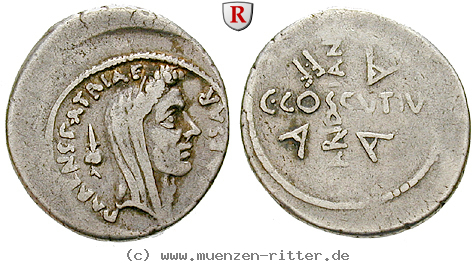 Klicken Sie auf das Bild um es auf Ihrem Rechner zu speichern caius-iulius-caesar-denar/43665.jpg