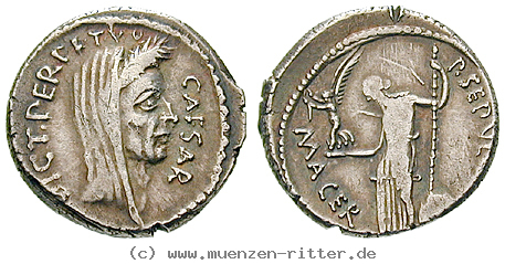 Klicken Sie auf das Bild um es auf Ihrem Rechner zu speichern caius-iulius-caesar-denar/48854.jpg