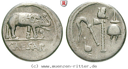 Klicken Sie auf das Bild um es auf Ihrem Rechner zu speichern caius-iulius-caesar-denar/67380.jpg