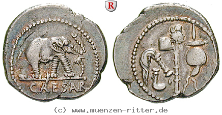 Klicken Sie auf das Bild um es auf Ihrem Rechner zu speichern caius-iulius-caesar-denar/72066.jpg