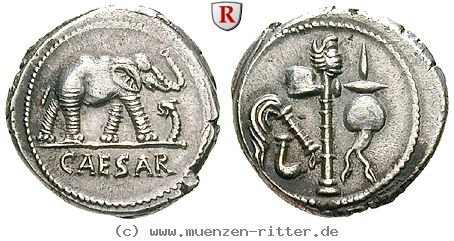 Klicken Sie auf das Bild um es auf Ihrem Rechner zu speichern caius-iulius-caesar-denar/76376.jpg