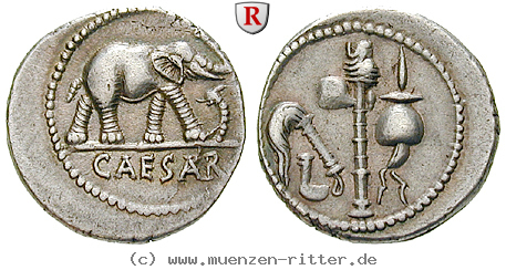 Klicken Sie auf das Bild um es auf Ihrem Rechner zu speichern caius-iulius-caesar-denar/77062.jpg