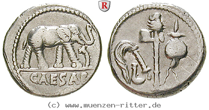 Klicken Sie auf das Bild um es auf Ihrem Rechner zu speichern caius-iulius-caesar-denar/77385.jpg