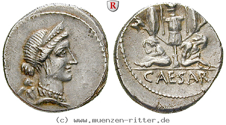 Klicken Sie auf das Bild um es auf Ihrem Rechner zu speichern caius-iulius-caesar-denar/82259.jpg