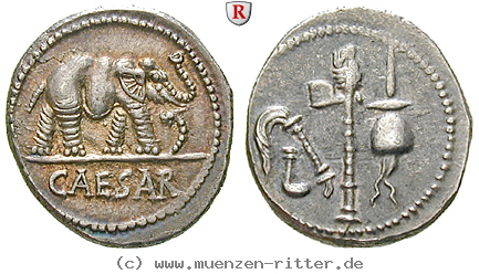 Klicken Sie auf das Bild um es auf Ihrem Rechner zu speichern caius-iulius-caesar-denar/84305.jpg