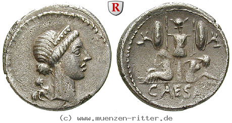 Klicken Sie auf das Bild um es auf Ihrem Rechner zu speichern caius-iulius-caesar-denar/84345.jpg