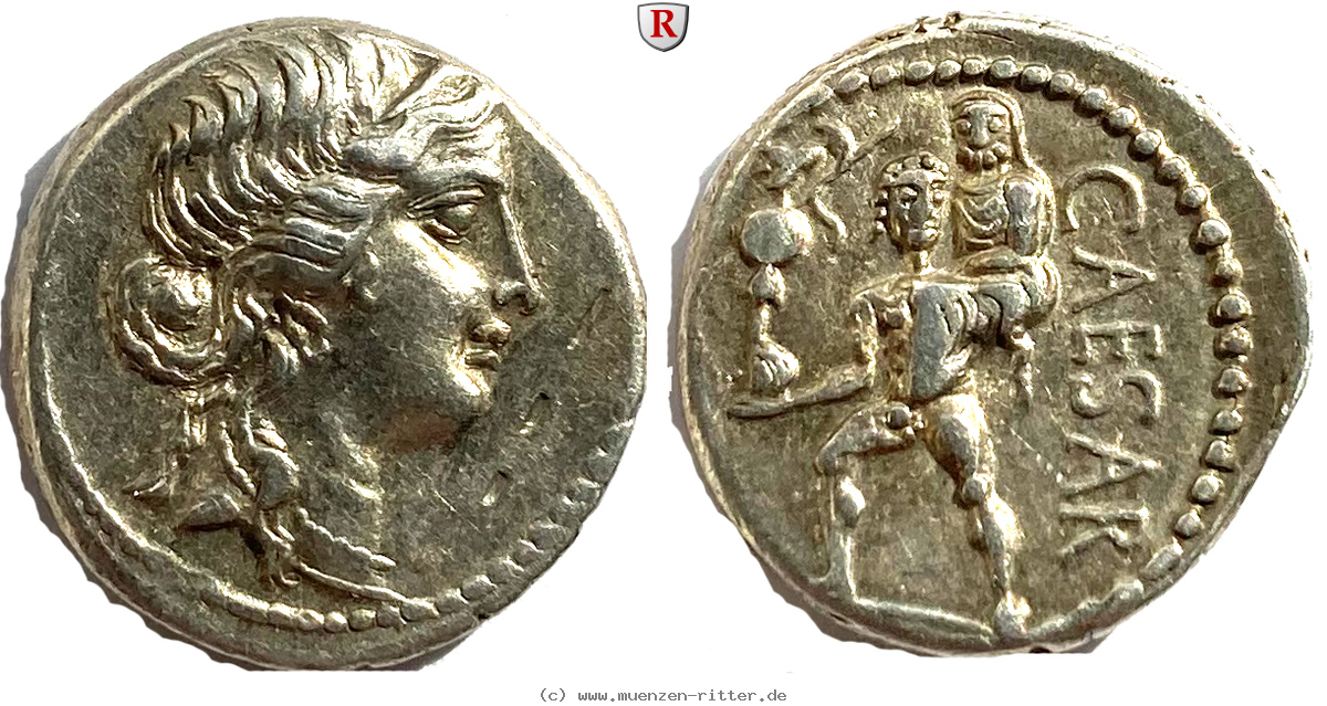 Klicken Sie auf das Bild um es auf Ihrem Rechner zu speichern caius-iulius-caesar-denar/86479.jpg