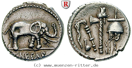 Klicken Sie auf das Bild um es auf Ihrem Rechner zu speichern caius-iulius-caesar-denar/91288.jpg