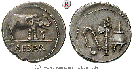 Klicken Sie auf das Bild um es auf Ihrem Rechner zu speichern caius-iulius-caesar-denar/91824.jpg