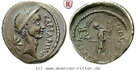 Klicken Sie auf das Bild um es auf Ihrem Rechner zu speichern caius-iulius-caesar-denar/91827.jpg