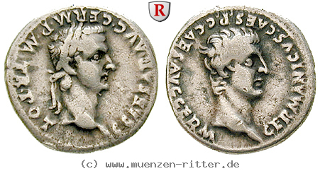 Klicken Sie auf das Bild um es auf Ihrem Rechner zu speichern caligula-denar/54732.jpg