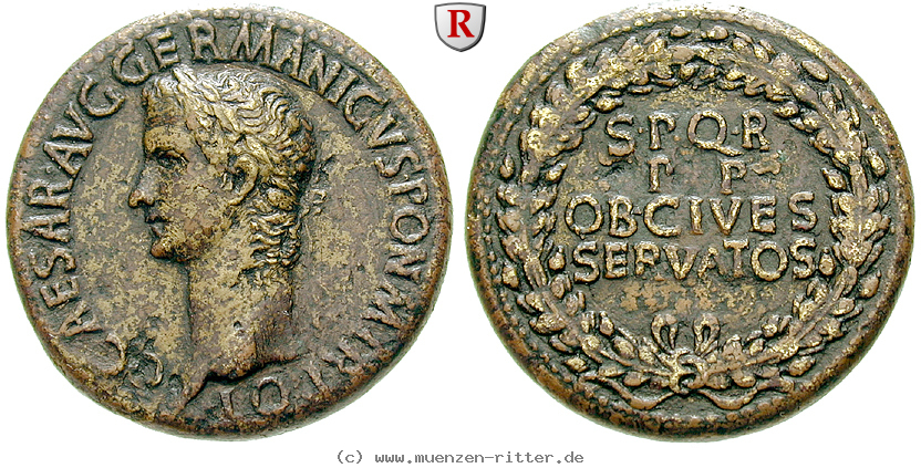 Klicken Sie auf das Bild um es auf Ihrem Rechner zu speichern caligula-sesterz/50055.jpg