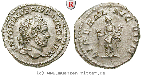 Klicken Sie auf das Bild um es auf Ihrem Rechner zu speichern caracalla-denar/55940.jpg