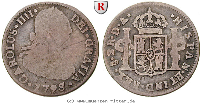 Klicken Sie auf das Bild um es auf Ihrem Rechner zu speichern chile-carlos-iv-2-reales/13177.jpg