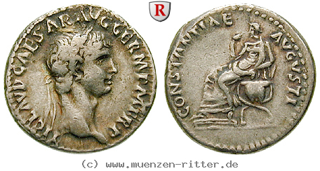 Klicken Sie auf das Bild um es auf Ihrem Rechner zu speichern claudius-i-denar/52571.jpg