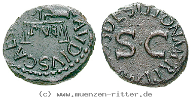 Klicken Sie auf das Bild um es auf Ihrem Rechner zu speichern claudius-i-quadrans/17802.jpg
