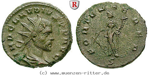 Klicken Sie auf das Bild um es auf Ihrem Rechner zu speichern claudius-ii-gothicus-antoninian/57616.jpg