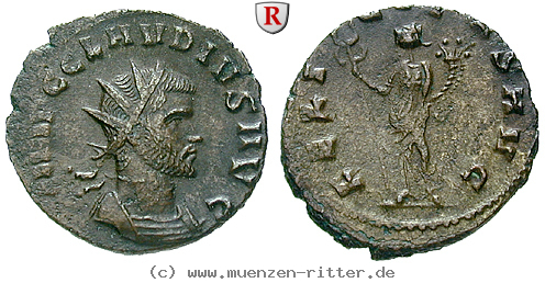 Klicken Sie auf das Bild um es auf Ihrem Rechner zu speichern claudius-ii-gothicus-antoninian/94427.jpg