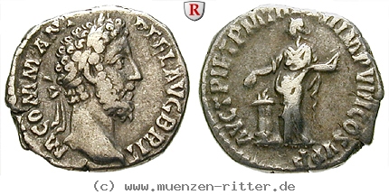 Klicken Sie auf das Bild um es auf Ihrem Rechner zu speichern commodus-denar/101804.jpg