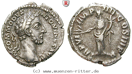 Klicken Sie auf das Bild um es auf Ihrem Rechner zu speichern commodus-denar/76936.jpg