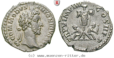 Klicken Sie auf das Bild um es auf Ihrem Rechner zu speichern commodus-denar/83958.jpg
