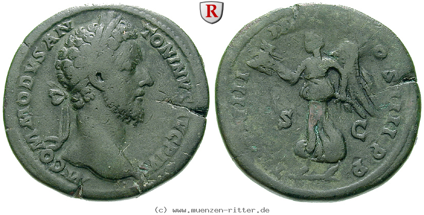 Klicken Sie auf das Bild um es auf Ihrem Rechner zu speichern commodus-sesterz/91313.jpg
