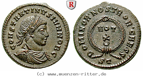 Klicken Sie auf das Bild um es auf Ihrem Rechner zu speichern constantinus-ii--caesar-follis/55041.jpg