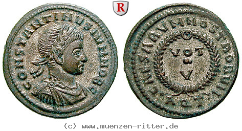Klicken Sie auf das Bild um es auf Ihrem Rechner zu speichern constantinus-ii--caesar-follis/57450.jpg