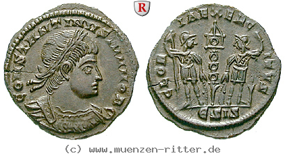 Klicken Sie auf das Bild um es auf Ihrem Rechner zu speichern constantinus-ii--caesar-follis/60420.jpg
