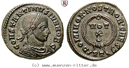 Klicken Sie auf das Bild um es auf Ihrem Rechner zu speichern constantinus-ii--caesar-follis/62862.jpg