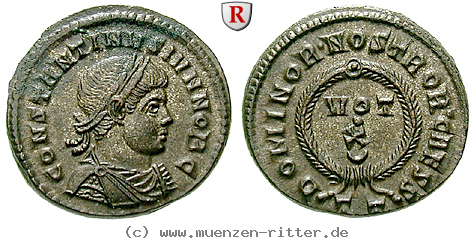 Klicken Sie auf das Bild um es auf Ihrem Rechner zu speichern constantinus-ii--caesar-follis/64236.jpg