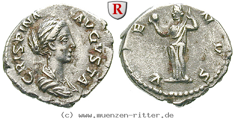 Klicken Sie auf das Bild um es auf Ihrem Rechner zu speichern crispina-frau-des-commodus-denar/36358.jpg