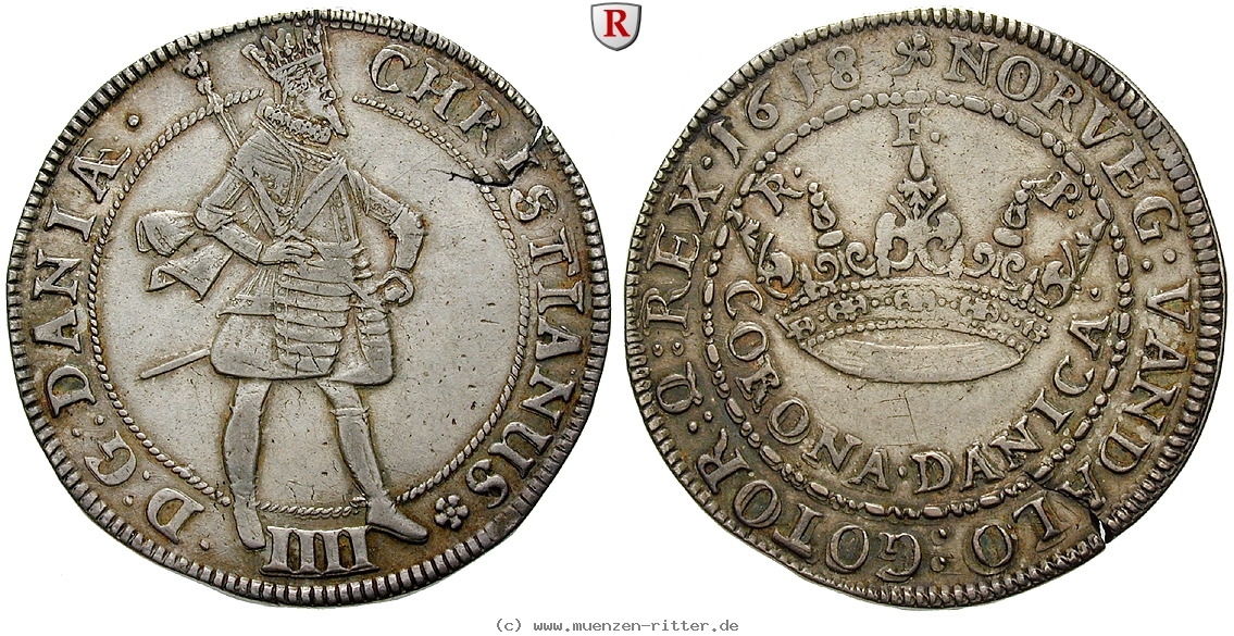 Klicken Sie auf das Bild um es auf Ihrem Rechner zu speichern daenemark-christian-iv-2-krone/100740.jpg