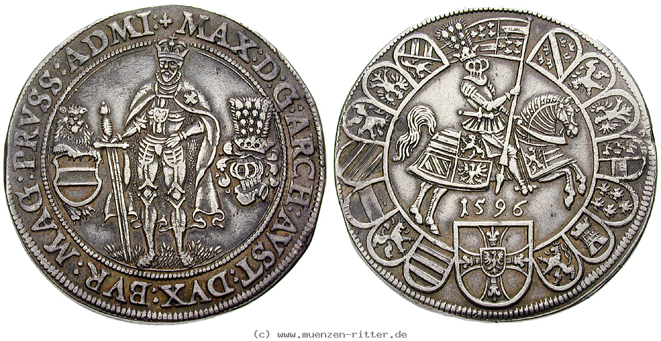 Klicken Sie auf das Bild um es auf Ihrem Rechner zu speichern deutscher-orden-maximilian-von-oesterreich-taler/15809.jpg