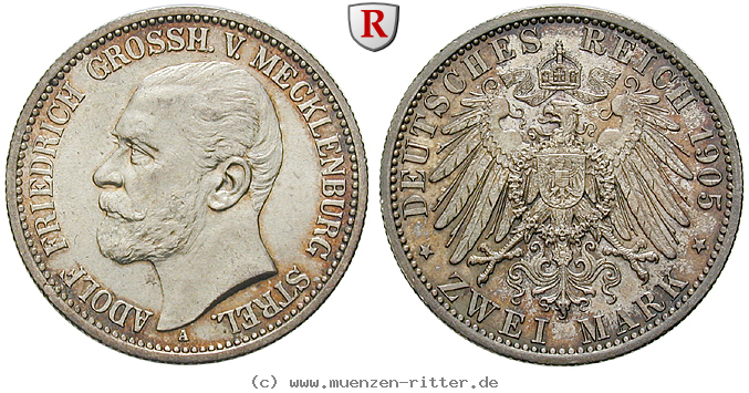 deutsches-kaiserreich-adolf-friedrich-v-2-mark/84288.jpg