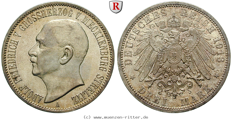 deutsches-kaiserreich-adolf-friedrich-v-3-mark/92574.jpg
