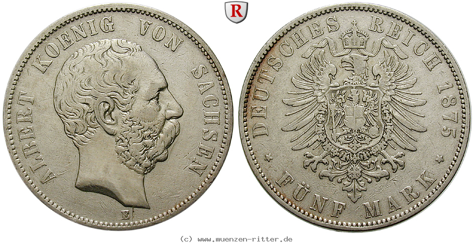 deutsches-kaiserreich-albert-5-mark/101686.jpg